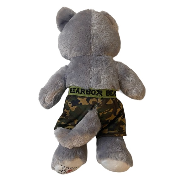 Build A Bear Great Wolf Lodge Wiley Wolf Gray 16" Plush BABW Souvenir - Picture 2 of 6